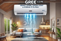 AC Gree 1/2 PK - Cuaca panas bisa membuat aktivitas di dalam rumah menjadi tidak nyaman. Oleh karena itu, penggunaan AC (Air Conditioner) menjadi solusi terbaik untuk menciptakan kesejukan dalam ruangan.